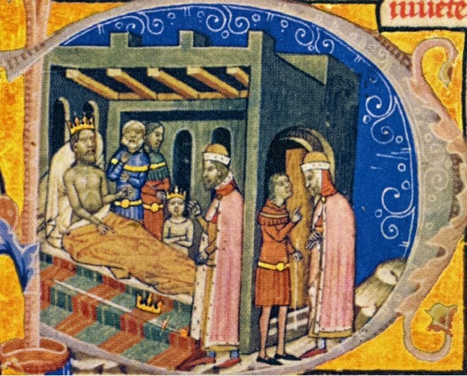 Fájl:Királyi udvarház a Képes Krónikában.jpg